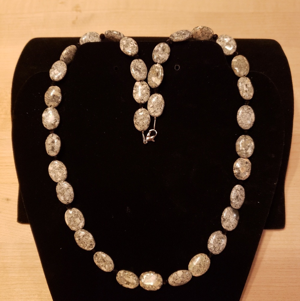 Semi-precious Stone and Bead Necklace